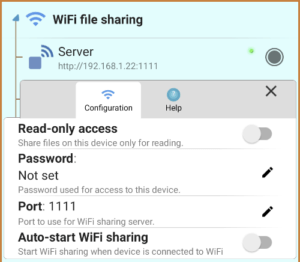 x plore wifi file sharing